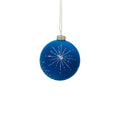 Celestial Sparkle Glass Ball Ornament