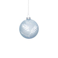 Glacier Fern Glass Ball Ornament