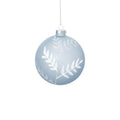 Glacier Fern Glass Ball Ornament