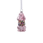 Glass Beaded Poodle Ornament