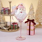 Nostalgic Santa Head Glass Ornament