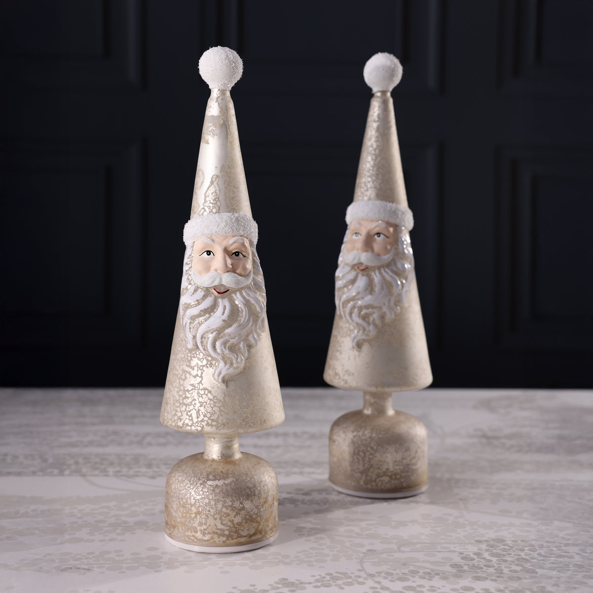 LED Rotating Santa Tree