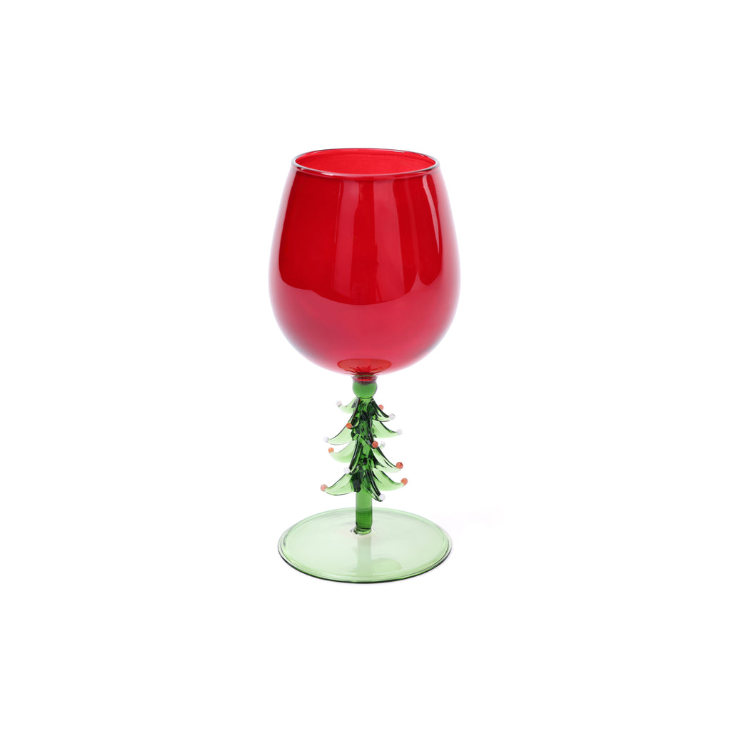 Treetop Cheers Glassware - Red - Wine Glass