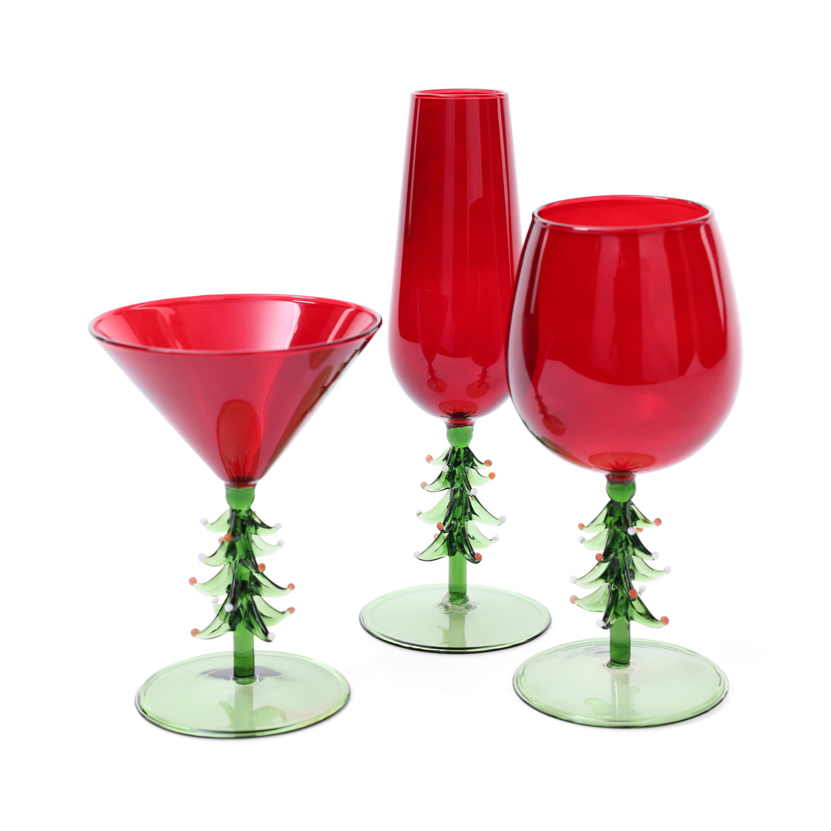 Treetop Cheers Glassware - Red - Wine Glass