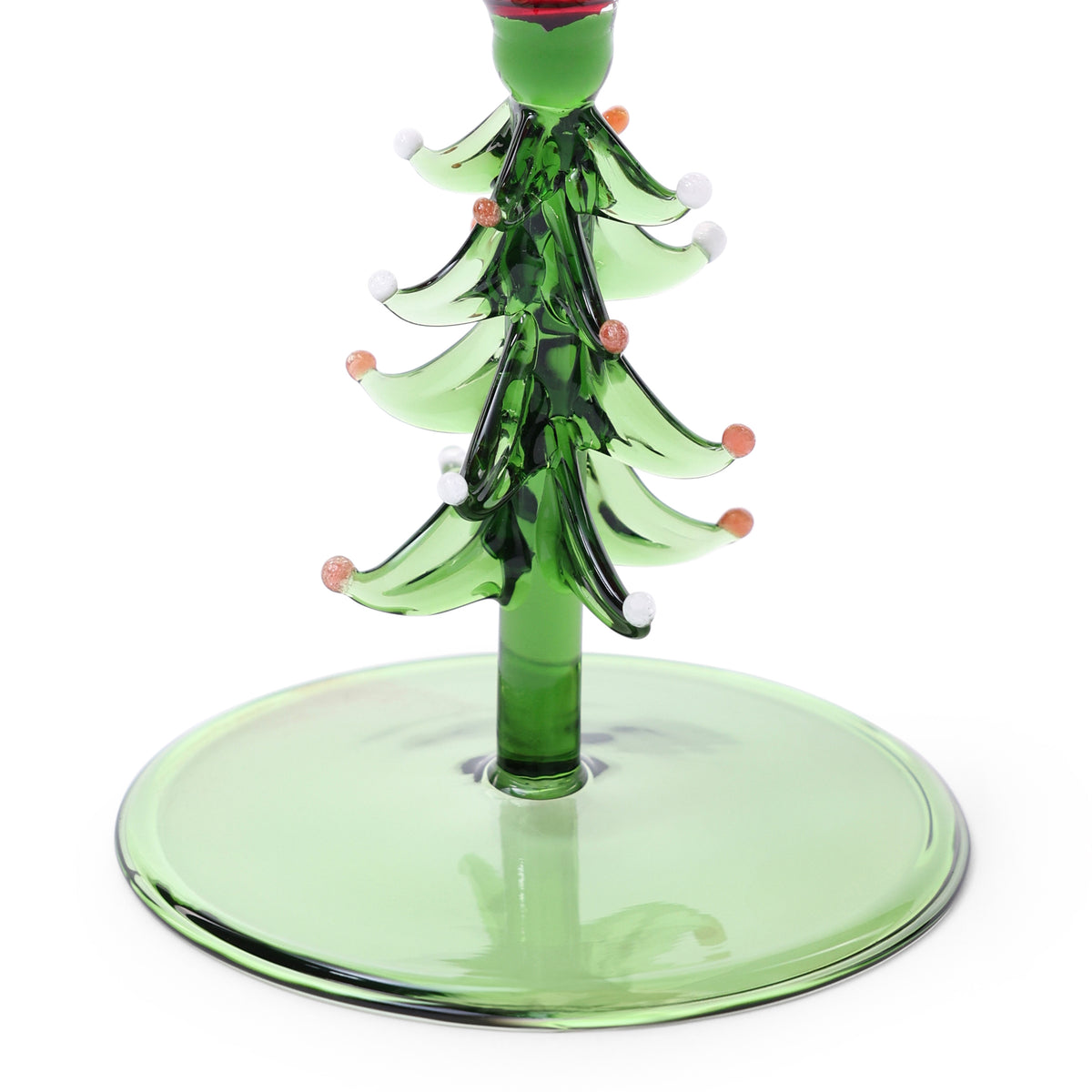 Treetop Cheers Glassware - Red - Champagne Flute