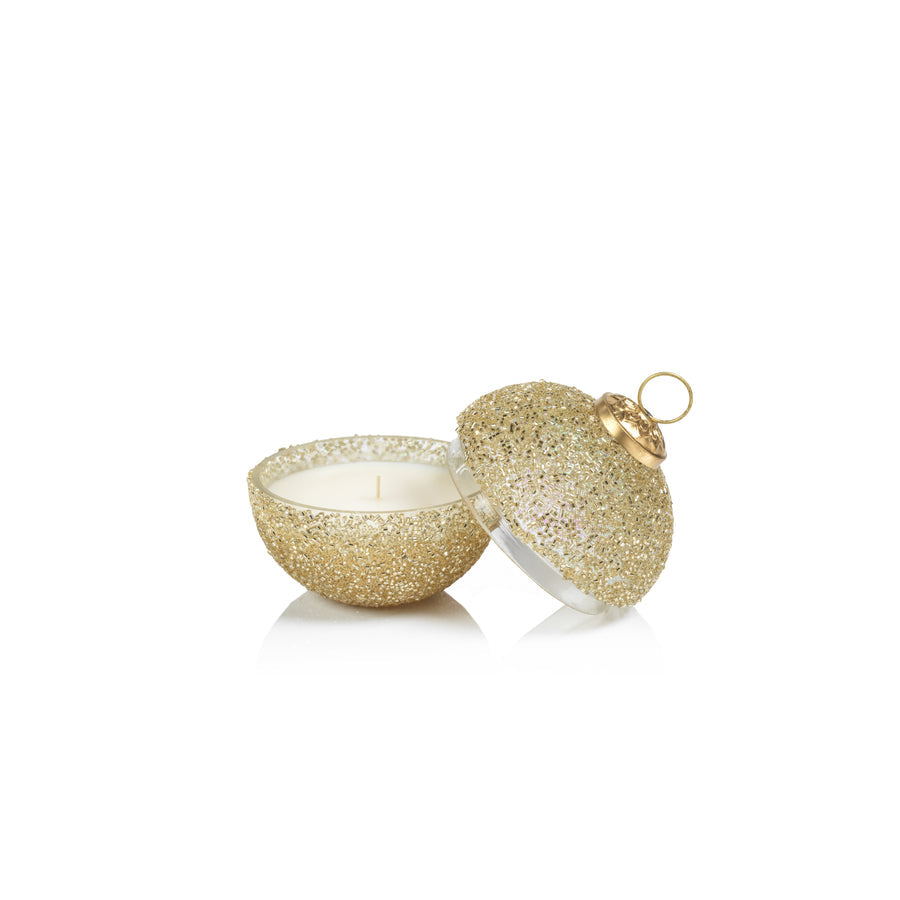 Glitter Ornament Scented Candle - Gold