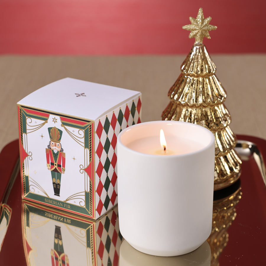 Nutcracker Candle - Siberian Fir, 10 oz - Candles by Carlyle Avenue