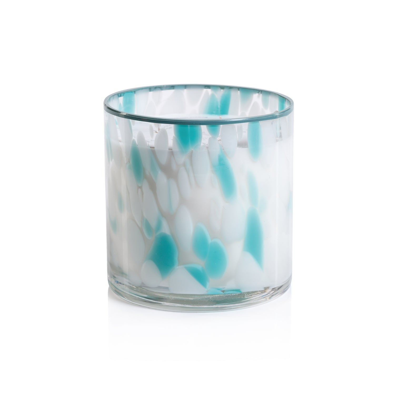 Sea Salt & Coastal Mist Blue Opal Scented Candle - Candles by Carlyle Avenue