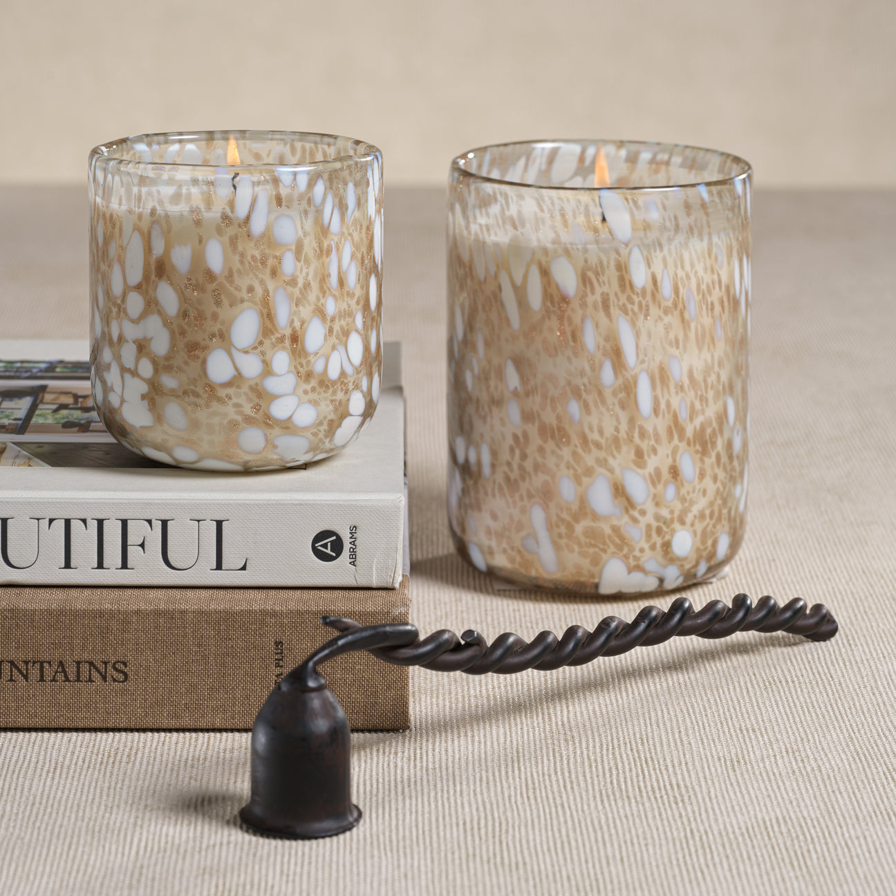 Speckled Lumina Candle Collection