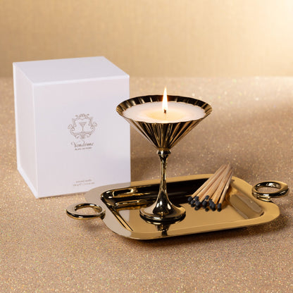 Vendôme Scented Martini Candle - Gold - Candles by Carlyle Avenue