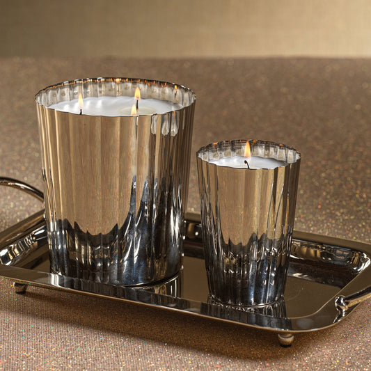 Vendôme Scented Tumbler Candle - Silver