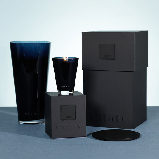 Estate Candle 288 oz, Navy Blue- AGAVE
