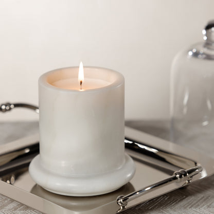 Marbella Scented Candle Jar with Cloche