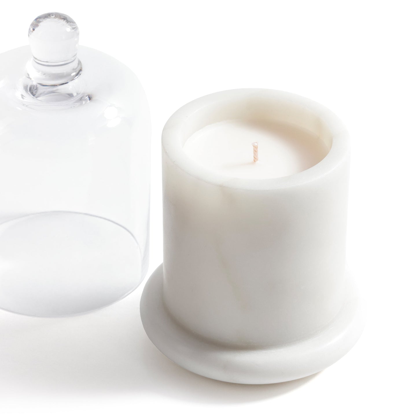 Marbella Scented Candle Jar with Cloche