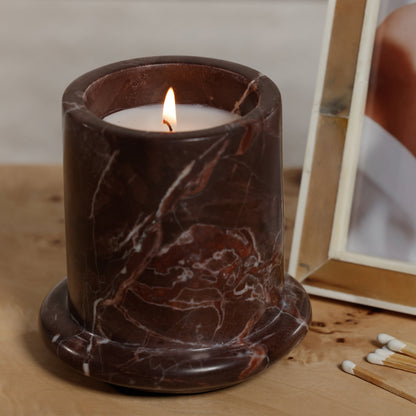 Marbella Scented Candle Jar with Cloche