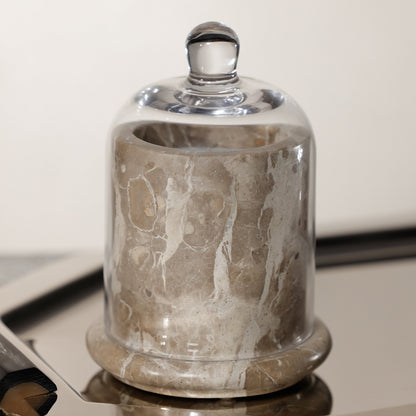 Marbella Scented Candle Jar with Cloche
