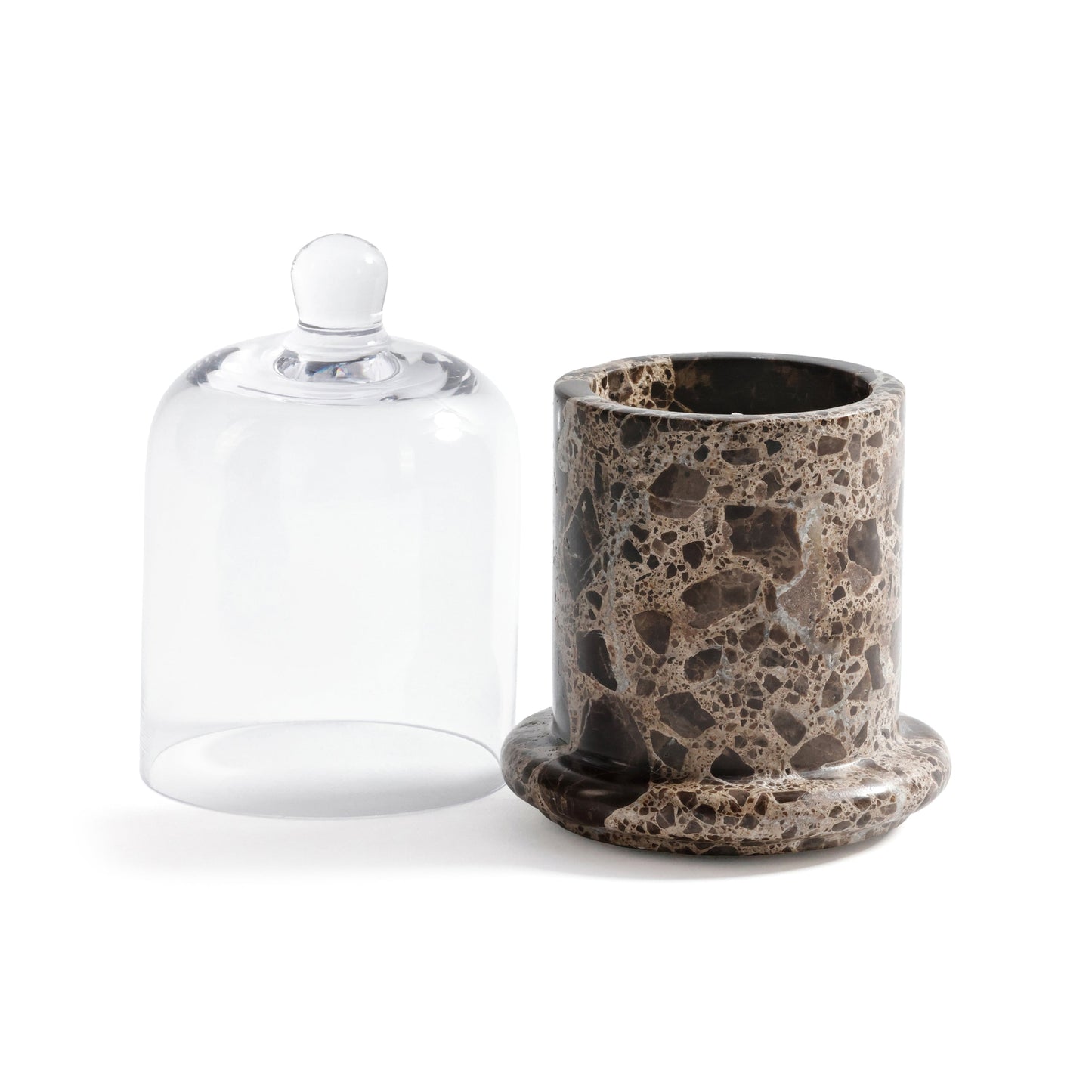 Marbella Scented Candle Jar with Cloche