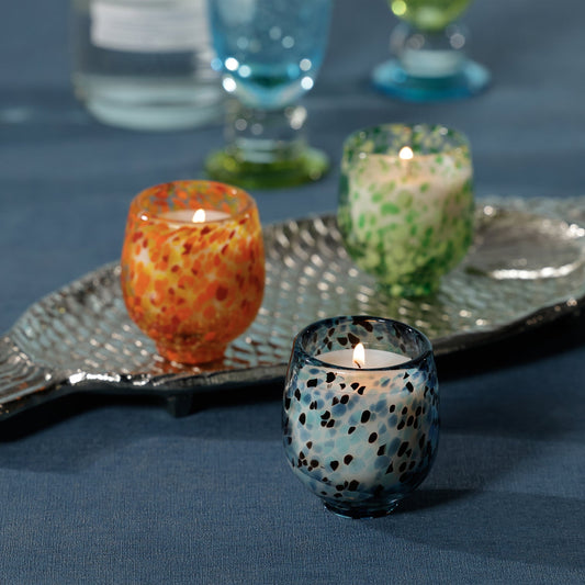 Speckled Shot Glass Candle - Set of 3 Assorted