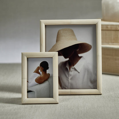 Palomar Etched White Bone Photo Frame - Picture Frames by Carlyle Avenue