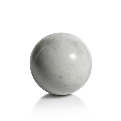 Marble Fill Ball - White - Decorative Accessories by Carlyle Avenue
