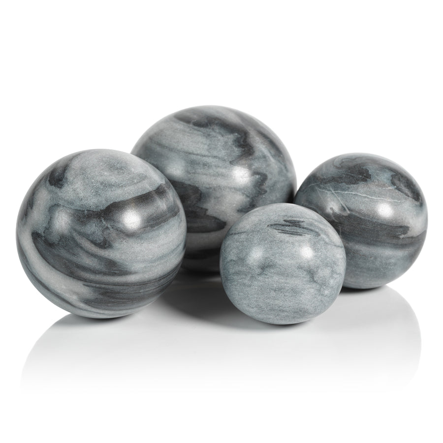 Marble Fill Ball - Gray – CARLYLE AVENUE