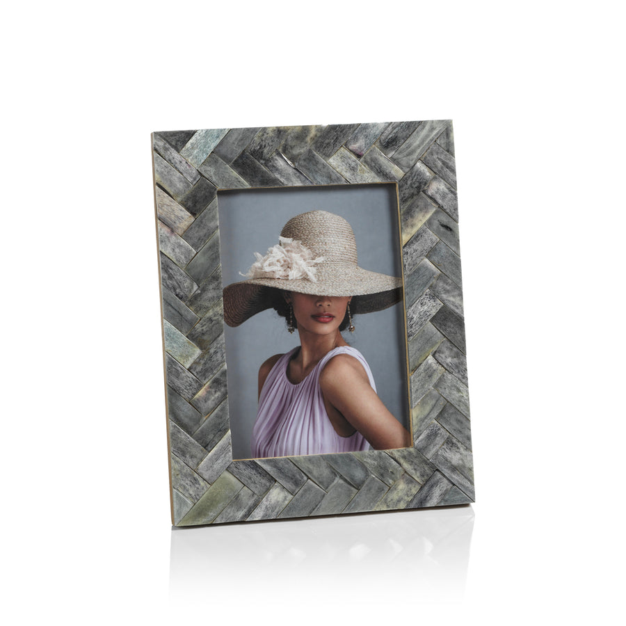 Mayfair Woven Bone Photo Frame