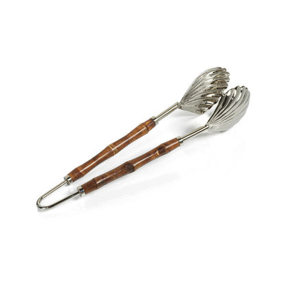 The Colony Bamboo and Nickel Server Tong - Barware by Carlyle Avenue