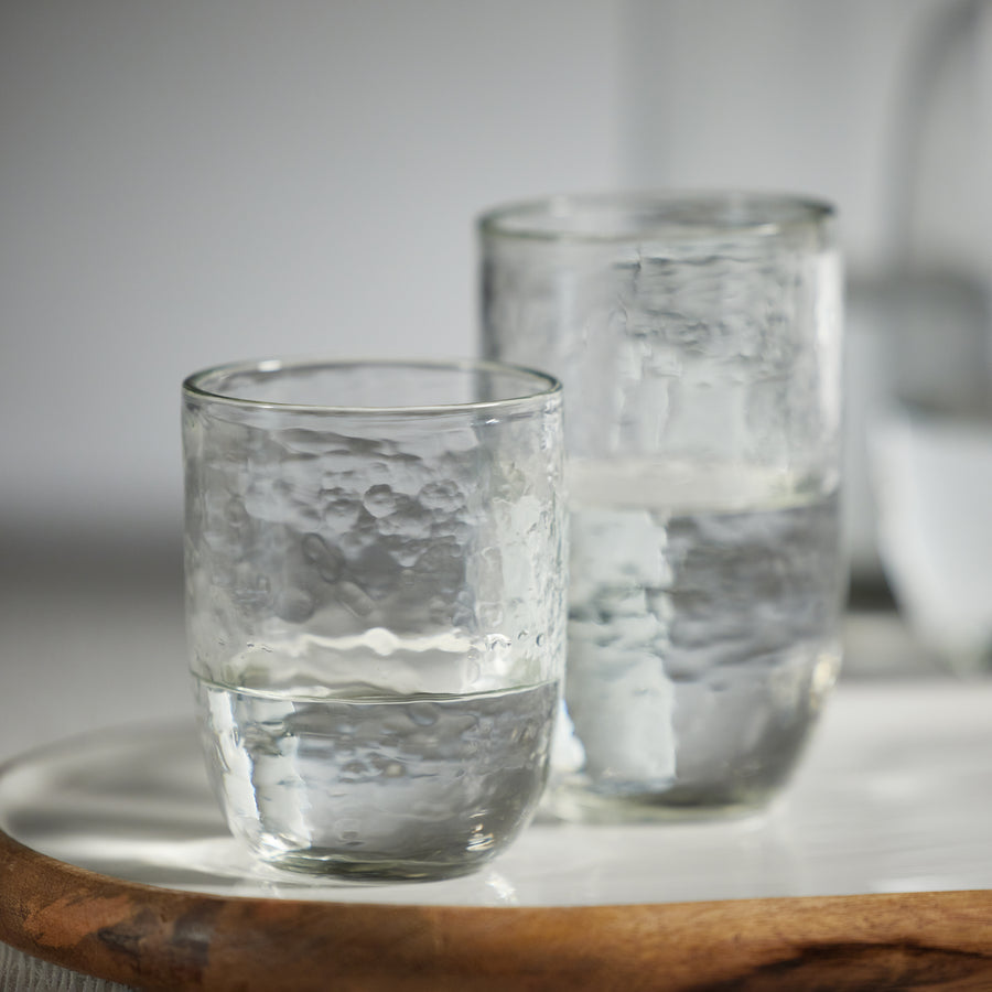 Tabou Hammered Glassware