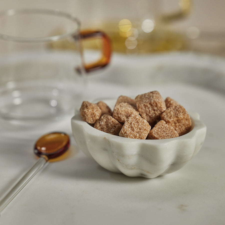 Scalloped Marble Condiment Bowl, Set of 2 - Decorative Bowls by Carlyle Avenue