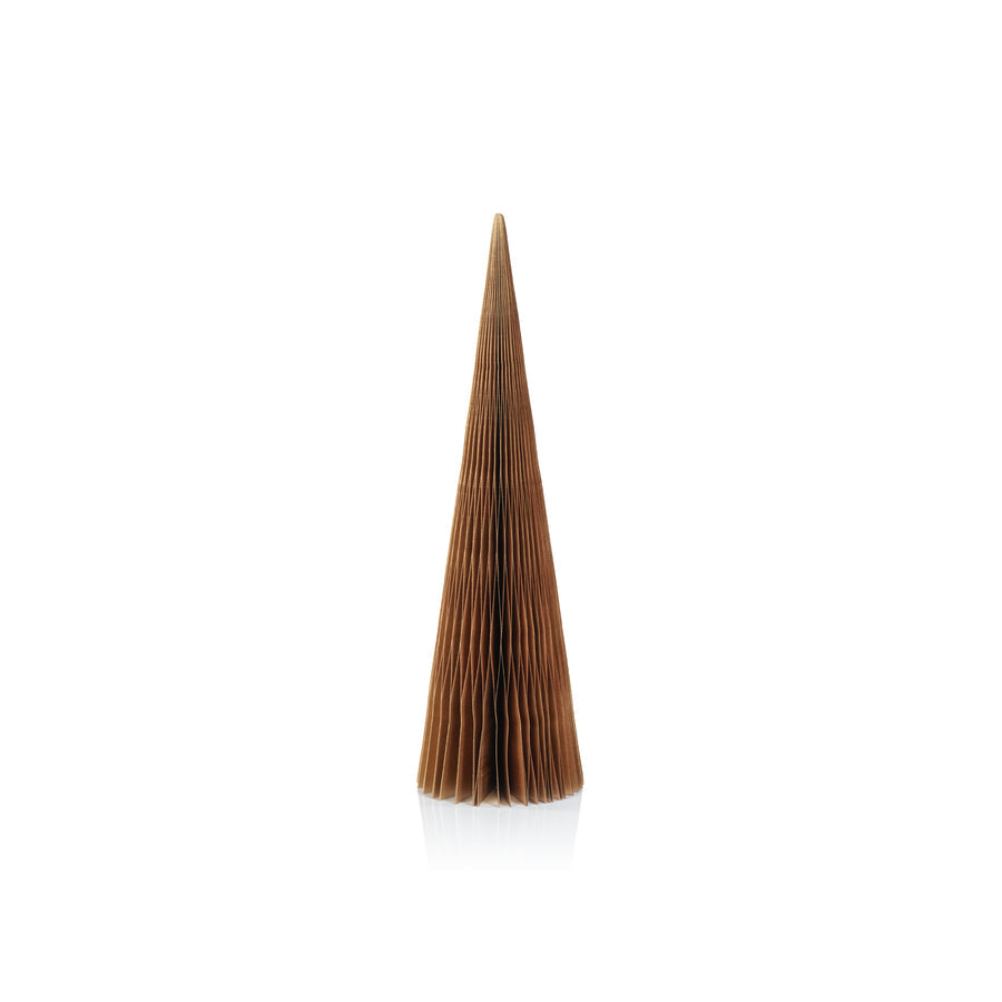 Wish Paper Decorative Cone Tree - Gold