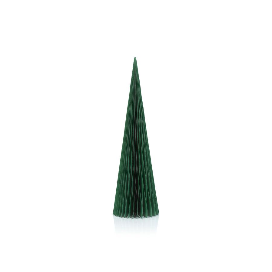 Wish Paper Decorative Cone Tree - Pine Green