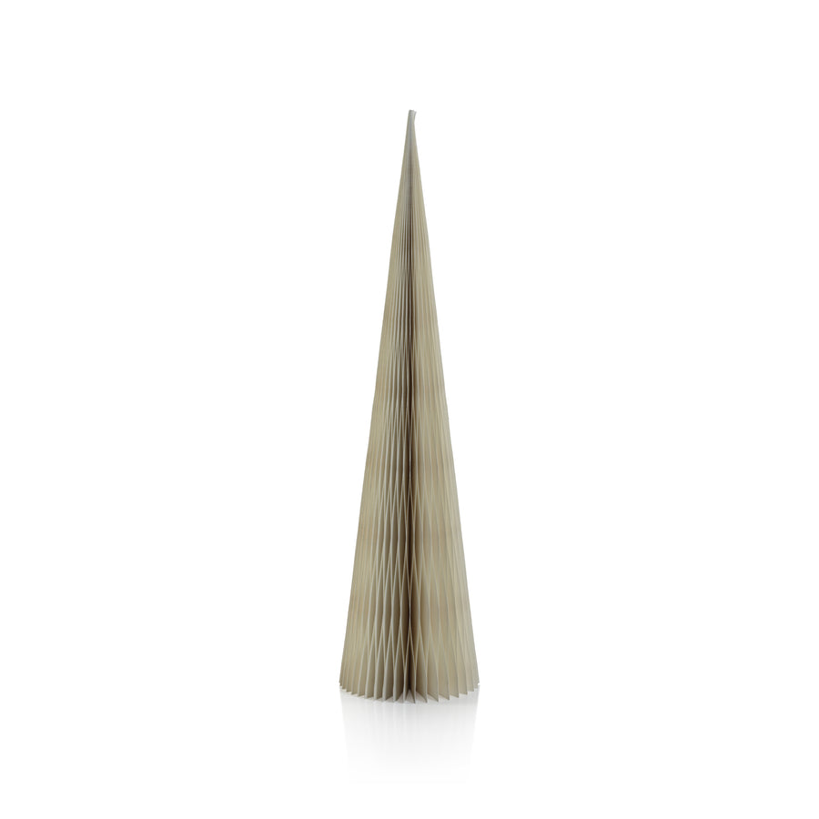 Wish Paper Decorative Cone Tree - Light Ivory