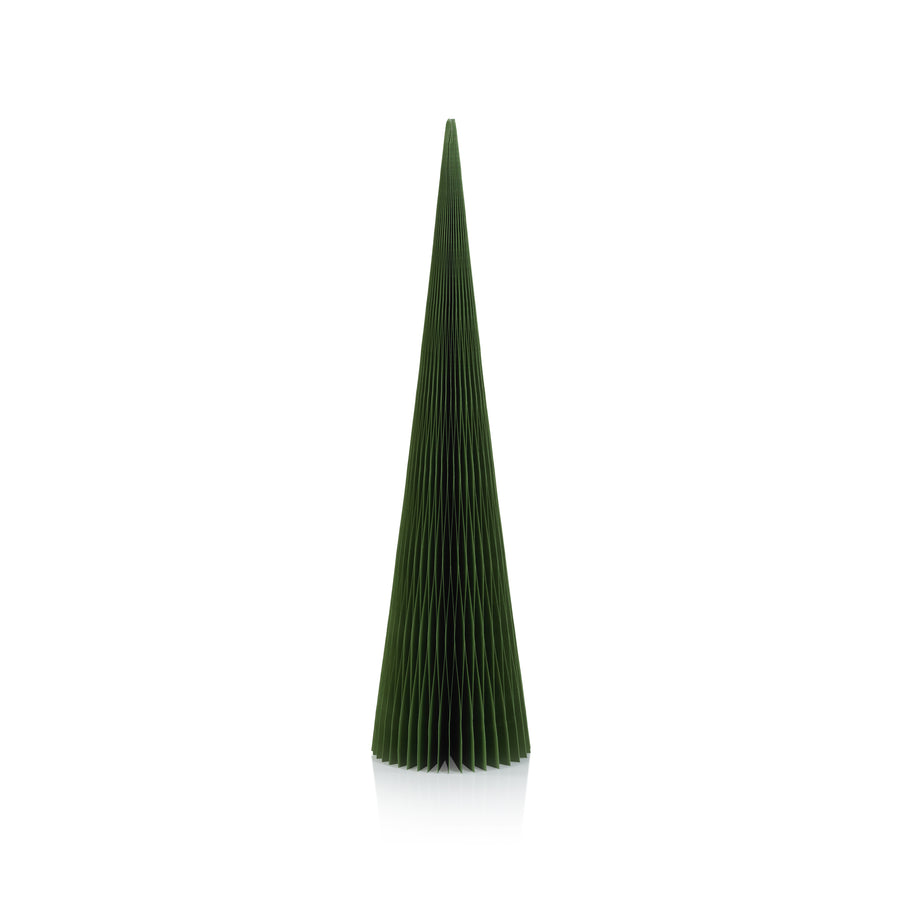 Wish Paper Decorative Cone Tree - Light Green