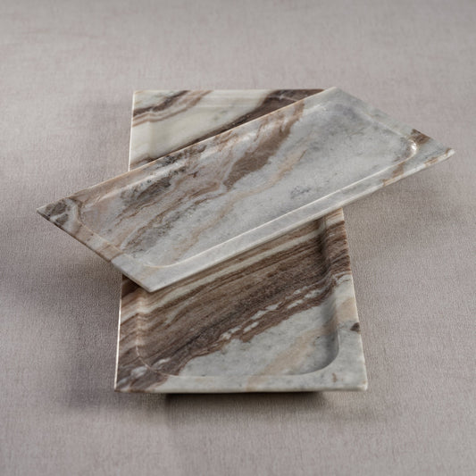 Arabescato Marble Tray