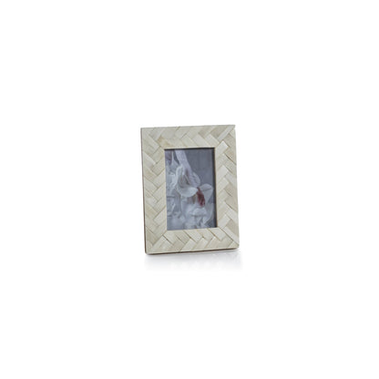 Bone Braided Photo Frame - Picture Frames by Carlyle Avenue