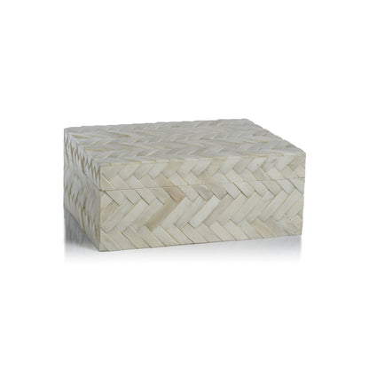 Bone Braided Box - Decorative Accessories by Carlyle Avenue