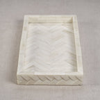 Bone Braided Tray - Small - Trays by Carlyle Avenue