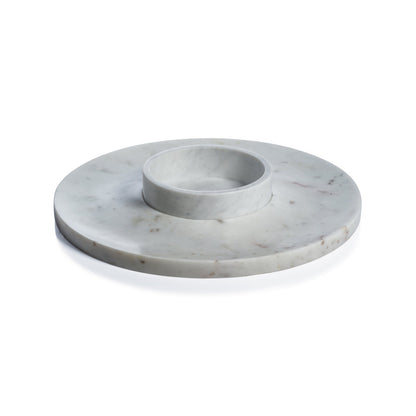 Marbella Marble Chip and Dip Server - Serveware by Carlyle Avenue
