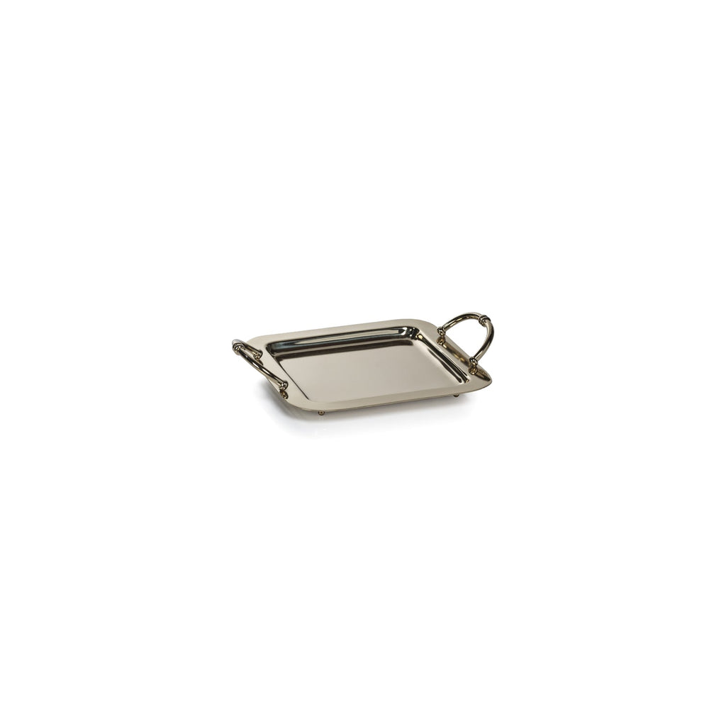 Manetta Steel & Brass Tray - Polished Gold - 5 sizes - Trays by Carlyle Avenue