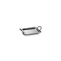 Manetta Steel & Brass Tray - Polished Nickel - Trays by Carlyle Avenue