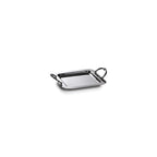 Manetta Steel & Brass Tray - Polished Nickel - Trays by Carlyle Avenue