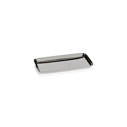 Park Lane Rectangle Tray - Polished Nickel - Trays by Carlyle Avenue