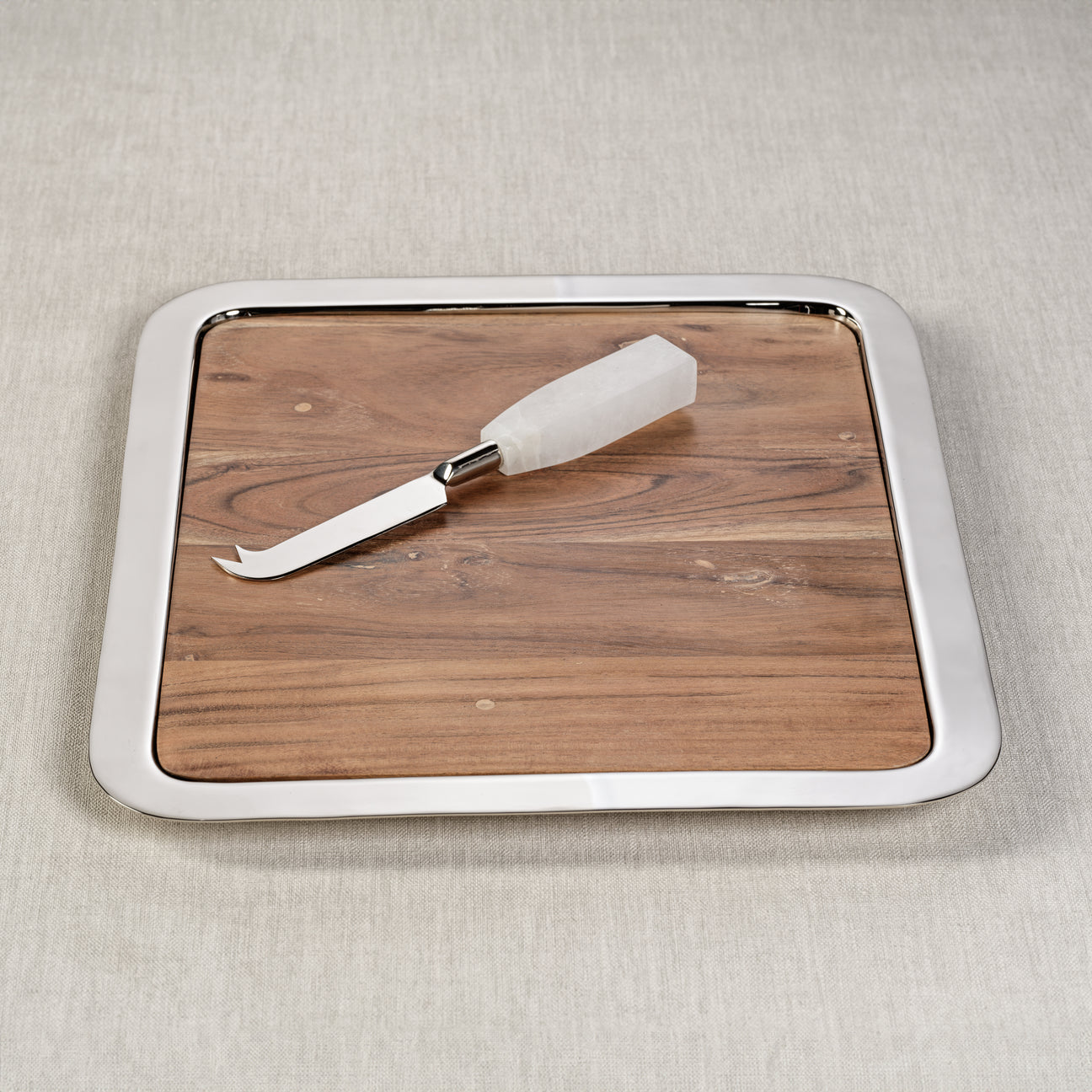 Brasserie Steel and Acacia Wood All-In-One Gastronomy Board