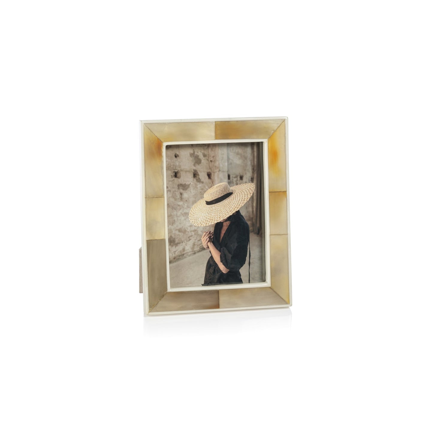 Natural Horn and Bone Photo Frame