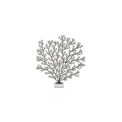 Coral Branch Metal Sculpture on Marble Base - Decorative Accessories by Carlyle Avenue