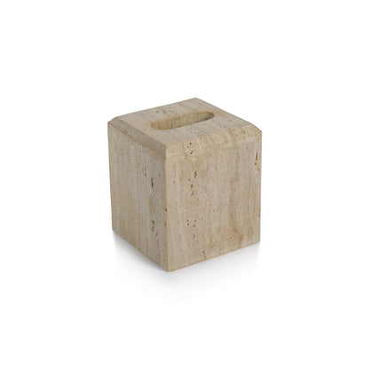 Travertine Marble Tissue Box - Tissue Box Holder by Carlyle Avenue