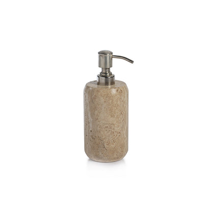 Travertine Marble Soap / Lotion Dispenser - Soap Dispenser by Carlyle Avenue