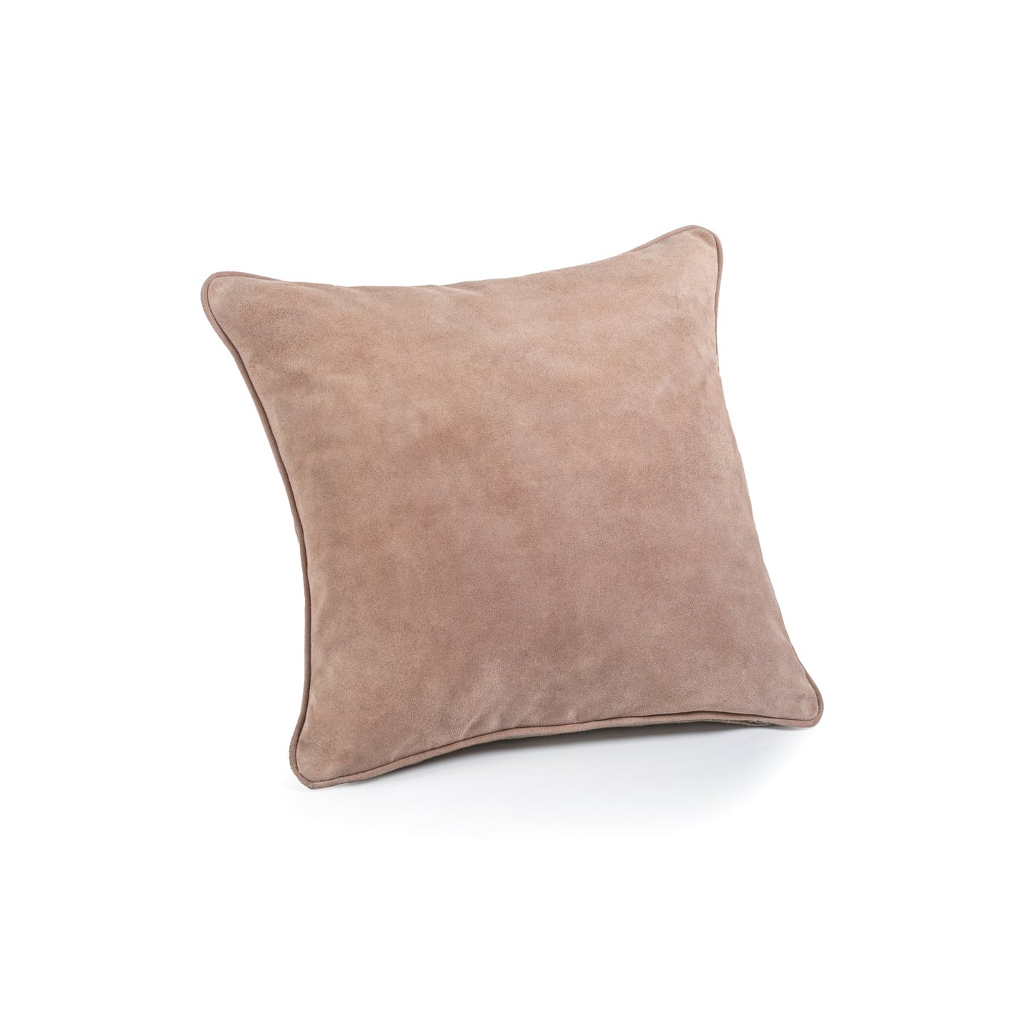 Suede Linen Blend Accent Pillow - Amalfi Blush