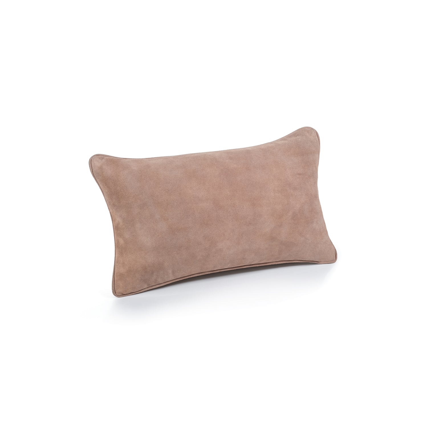 Suede Linen Blend Accent Pillow - Amalfi Blush