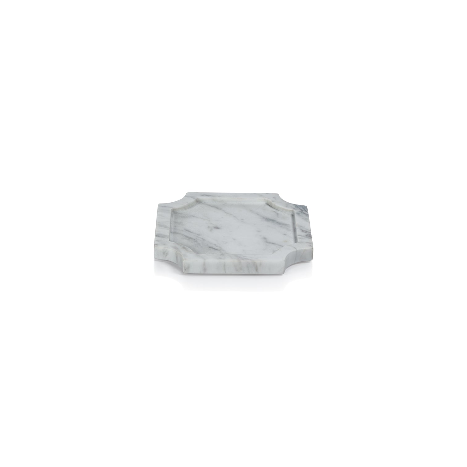 Zellige Volakas Marble Tray - Decorative Trays by Carlyle Avenue